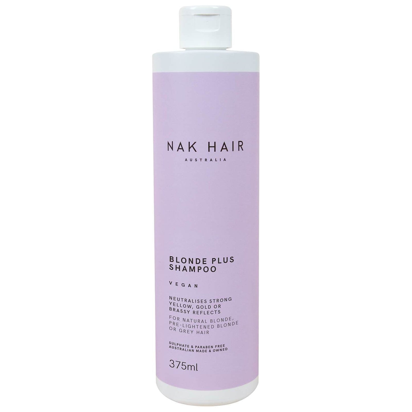 NAK Blonde Plus Vegan Shampoo 375ml