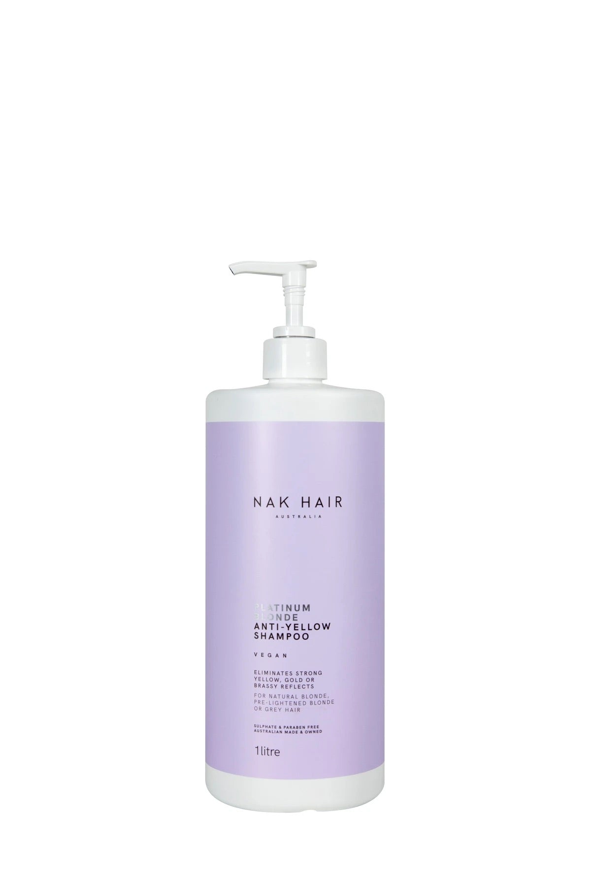 Nak Platinum Blonde Anti Yellow Shampoo 1L